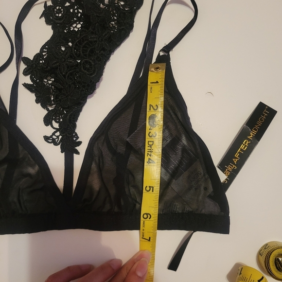 Dark Romantic Goth Victorian Hanky Panky Roxie Bralette sz Medium NWT Witchycore - Picture 6 of 8